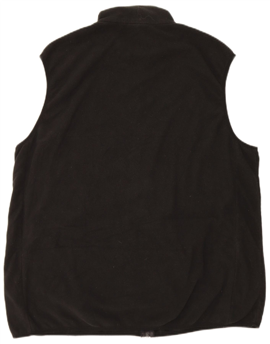 Marks & Spencer Chaleco polar para hombre UK 44 2XL Poliéster negro