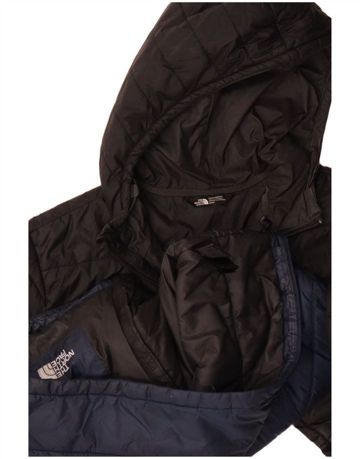 The North Face Chaqueta acolchada con capucha para hombre UK 38 Mediana Negro Poliéster