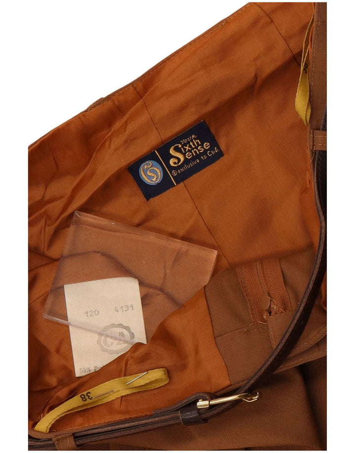 Your Sixth Sense Pantalones Capri Cullotes para Mujer EU 38 Medium W26 L19 Marrón