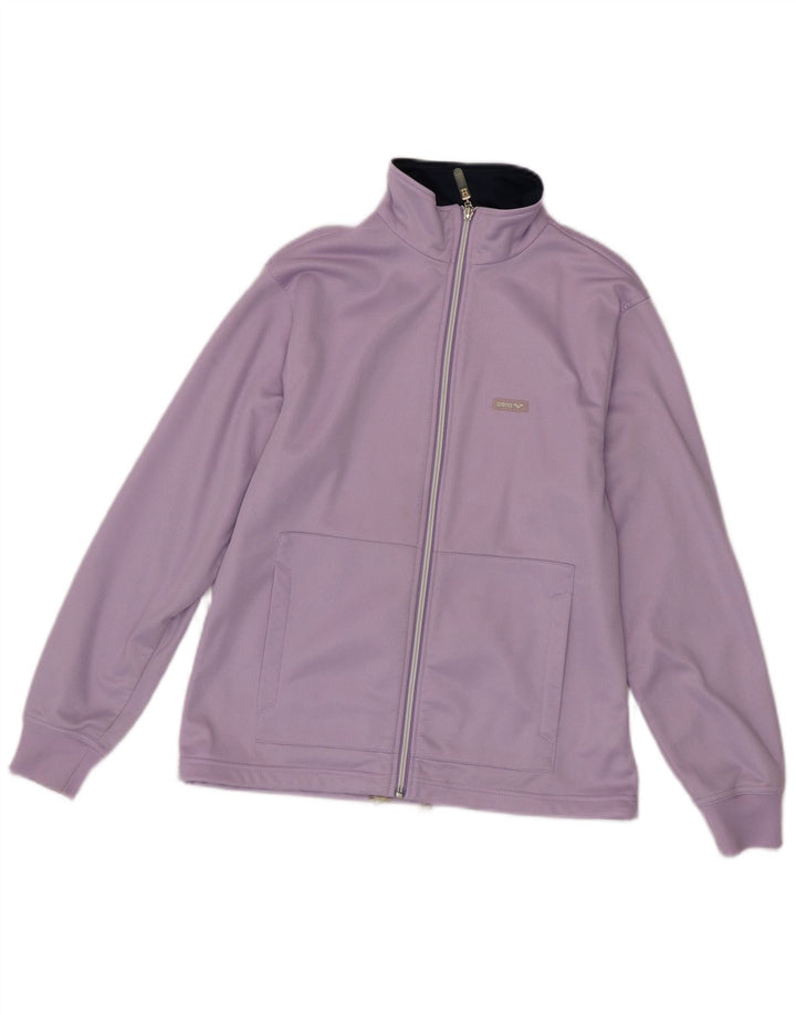 ARENA Girls Tracksuit Top Jacket 13-14 Years Purple Polyester