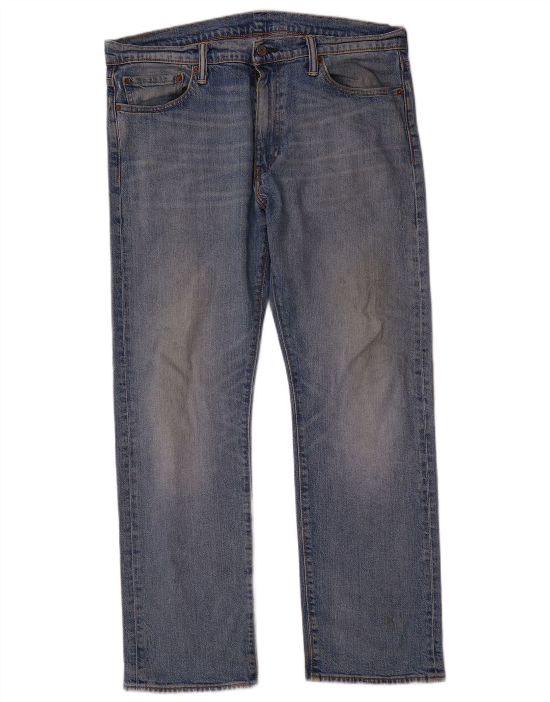 Levi's Hombre 504 Vaqueros Rectos W36 L30 Algodón Azul