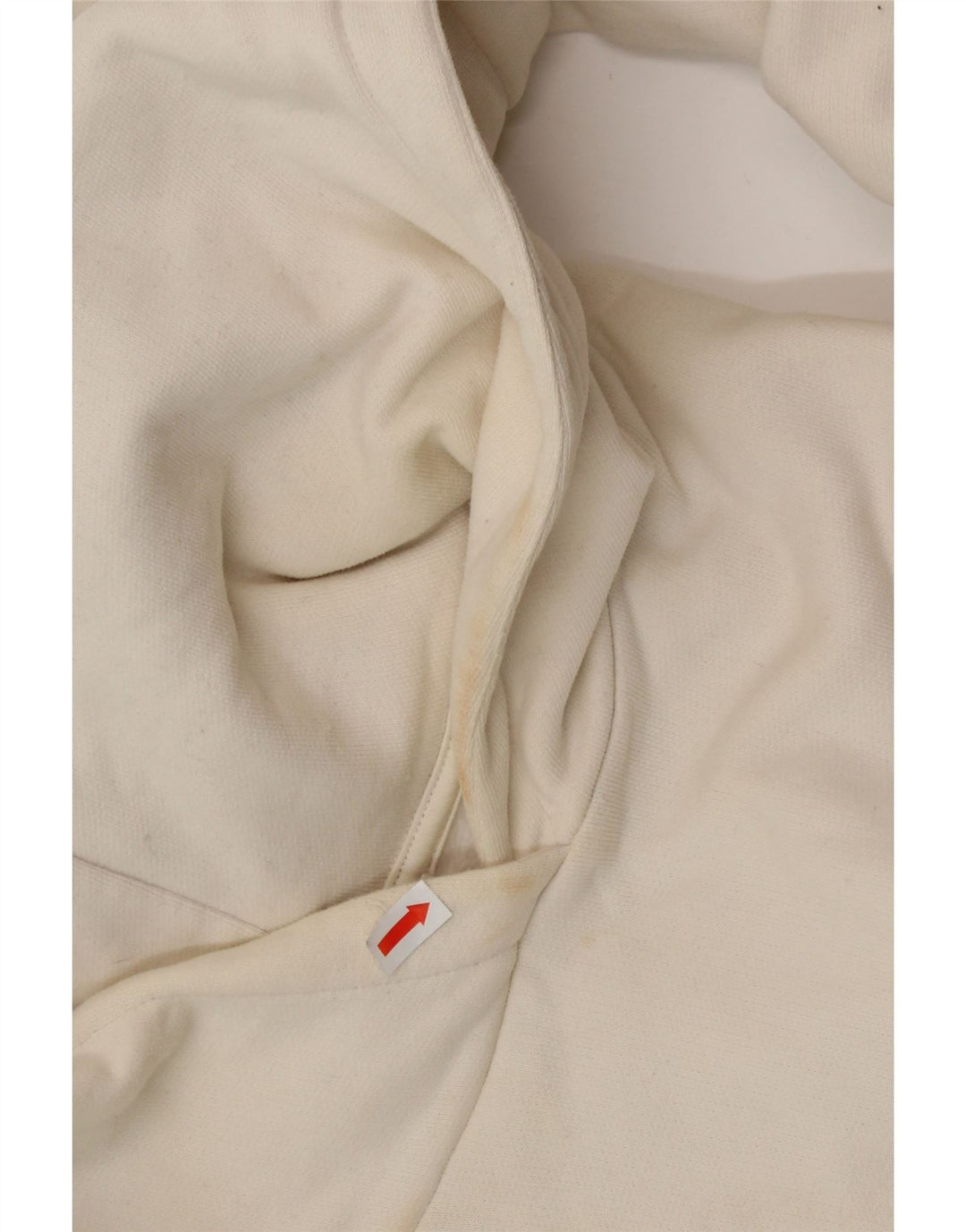 HUGO BOSS Jersey con capucha extragrande y gráfico para mujer UK 10 Small Off White