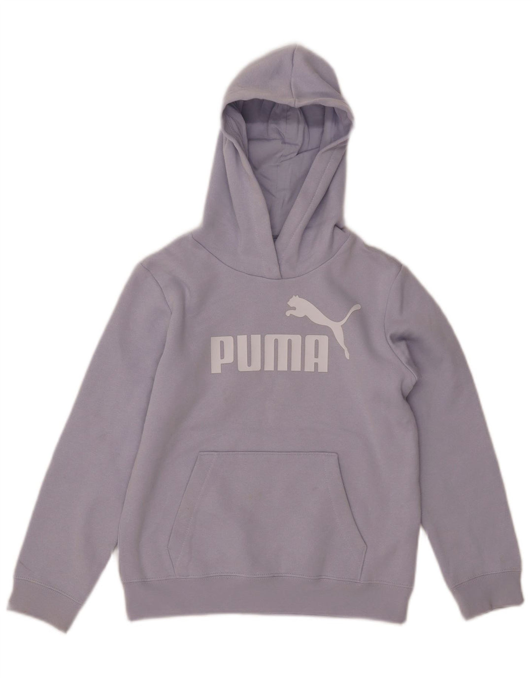 PUMA Sudadera con capucha gráfica para niñas 9-10 años Algodón morado