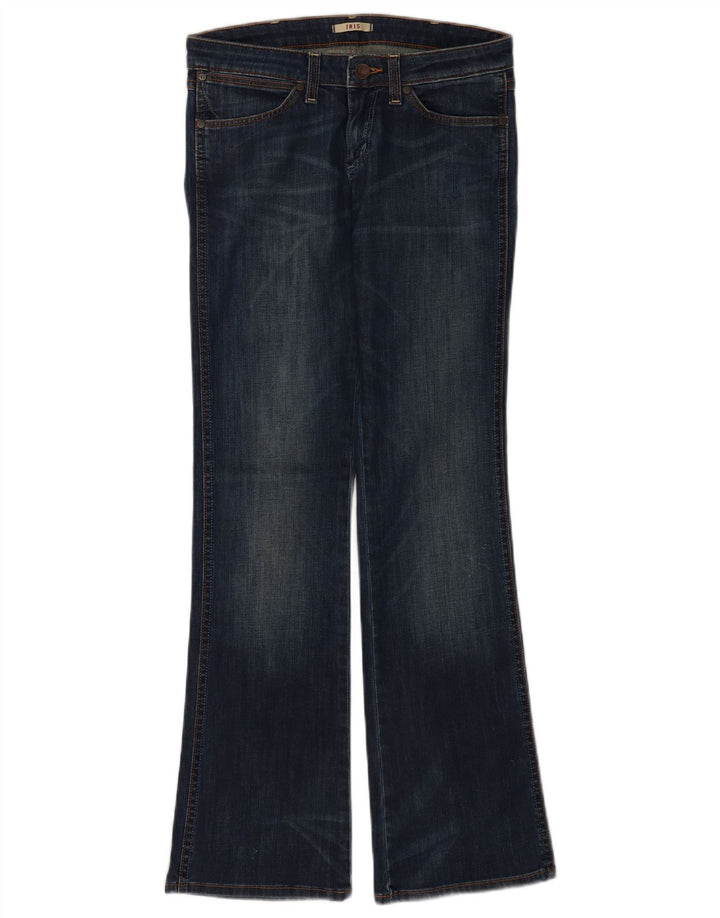 Vaqueros Wrangler Mujer Iris Bootcut W27 L32 Algodón Azul Marino