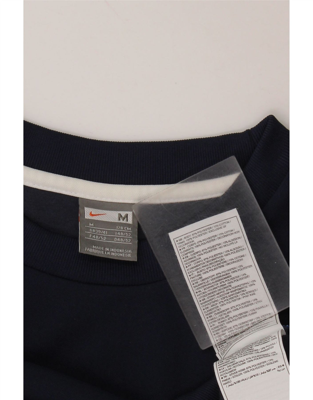 NIKE Sudadera Jumper para Hombre UK 39/41 Medium Azul Marino Colorblock