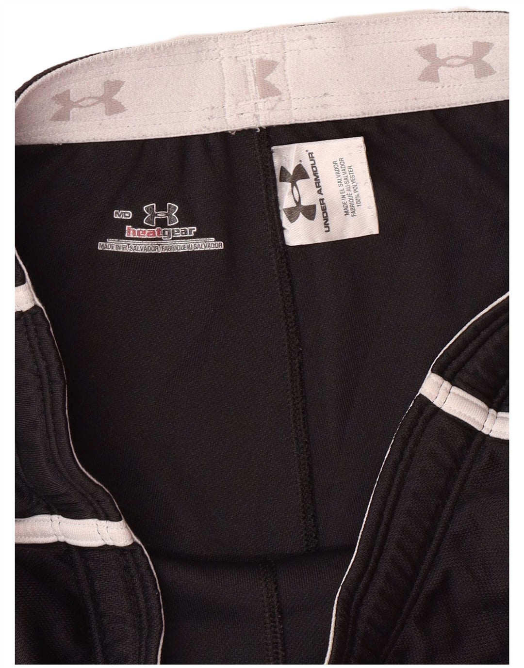 UNDER ARMOUR Pantalones cortos deportivos con gráfico Heat Gear para mujer, Reino Unido 40, mediano, negro