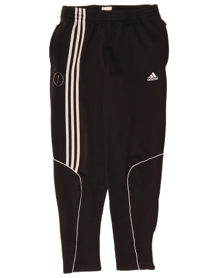 Adidas Hombre Climalite Chándal Pantalones Joggers Grande Negro Poliéster