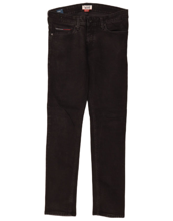 Tommy Hilfiger Vaqueros pitillo para hombre W32 L32 Algodón negro