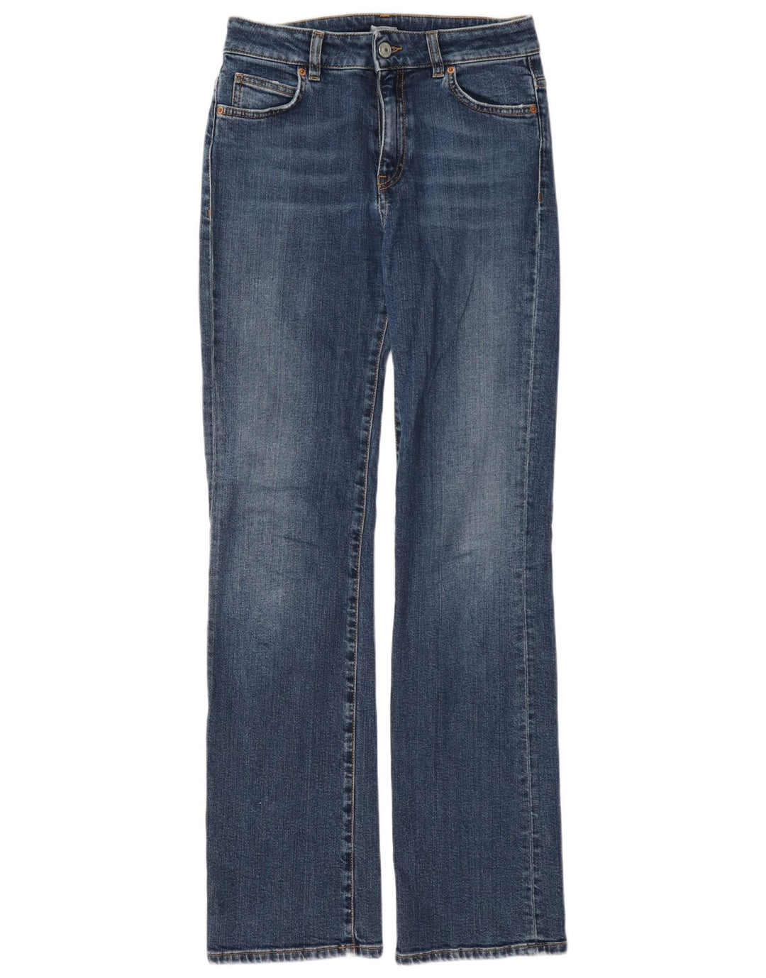 Vaqueros Bootcut Mujer 8 by Yoox W28 L32 Azul