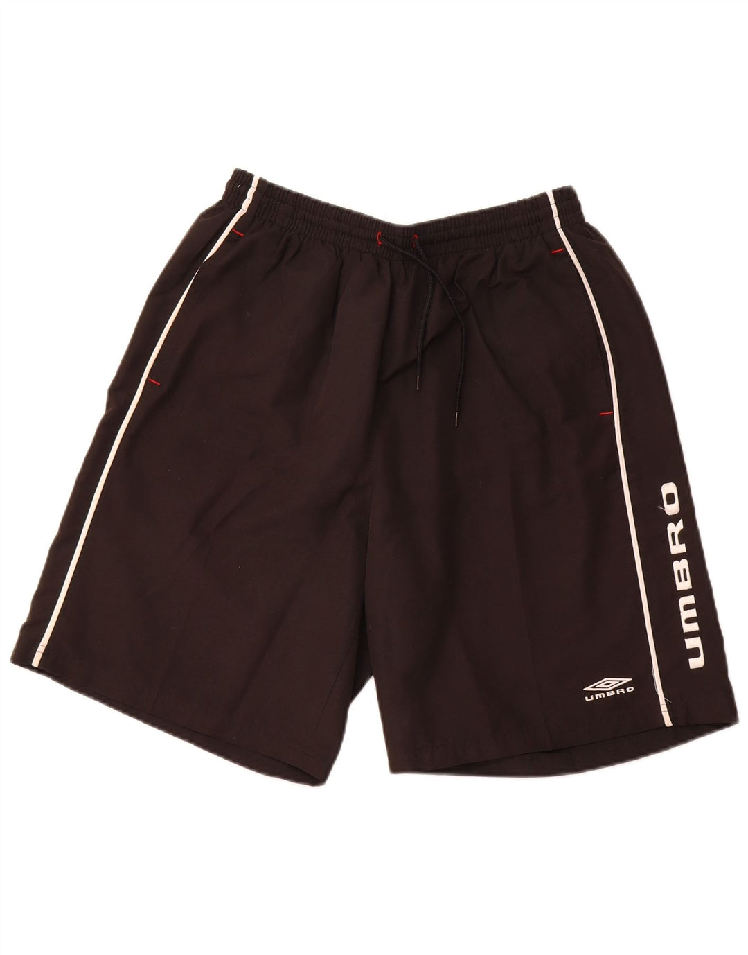 UMBRO Shorts deportivos gráficos para hombre XL Poliéster negro