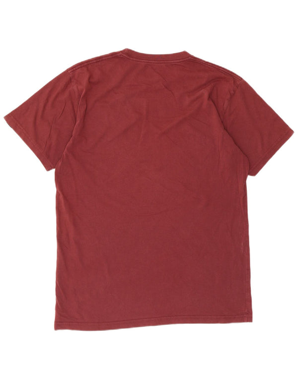 Vans Camiseta Classic Fit para hombre Top Medium Granate Algodón