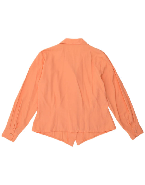 Blusa camisera de mujer VINTAGE IT 48 XL Viscosa naranja