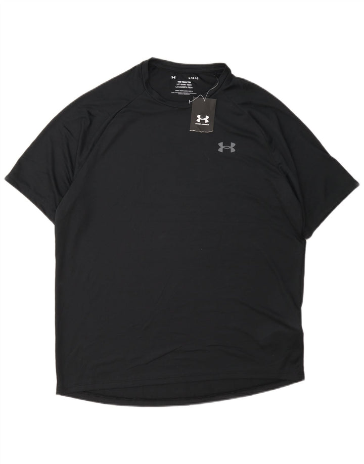 Under Armour Camiseta para hombre Top Large Poliéster negro