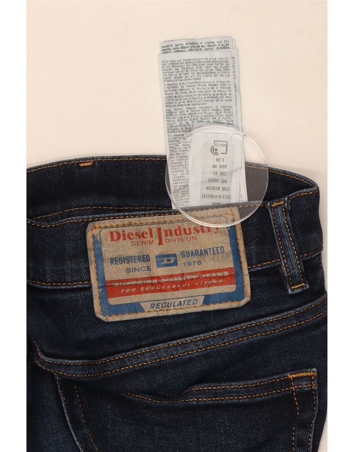 Diesel Mujer Vaqueros Slim W30 L30 Azul Marino Algodón