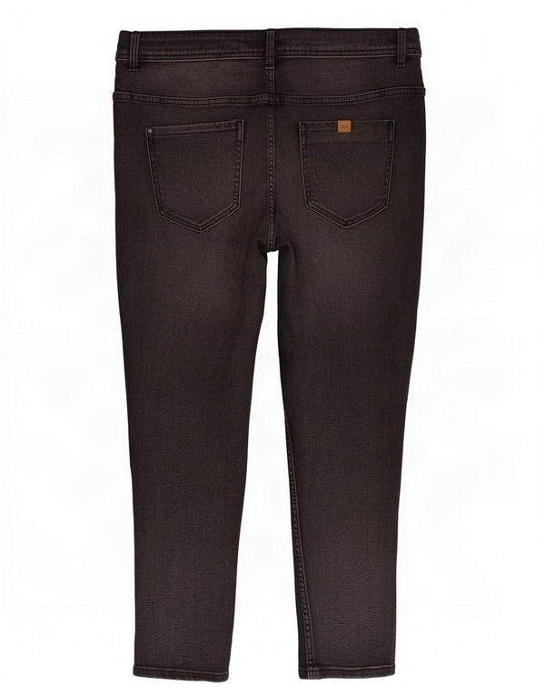 Zara Vaqueros Pitillo Mujer EU 46 XL W36 L27 Algodón Gris