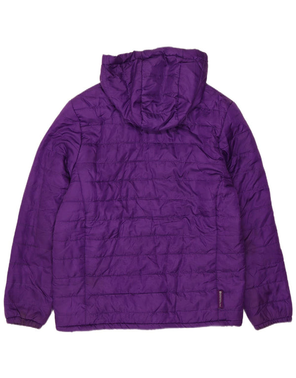MOUNTAIN WAREHOUSE Chaqueta acolchada con capucha para niño 13-14 años Morado