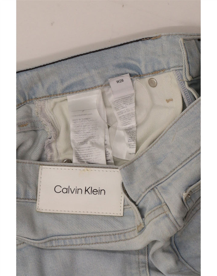 Vaqueros rectos para mujer CALVIN KLEIN W28 L27 Algodón azul