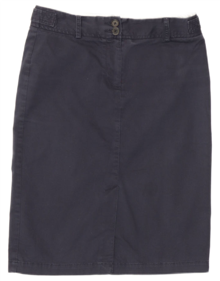 Tommy Hilfiger Falda midi para mujer US 6 Mediana W30 Azul marino