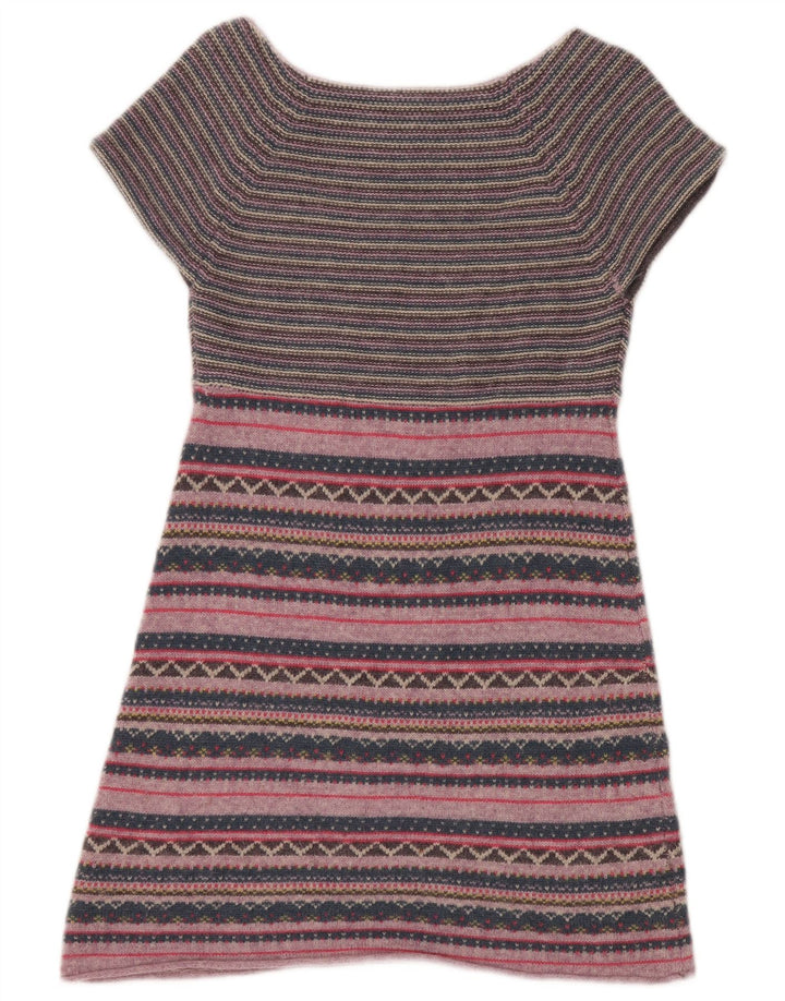 Vestido tipo jersey para mujer de White Stuff, talla 40, talla pequeña, multicolor, a rayas