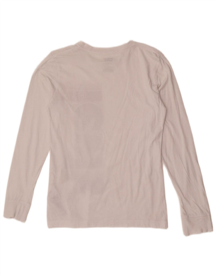 Levi's Boys Graphic Top Manga Larga 13-14 Años Blanco Algodón