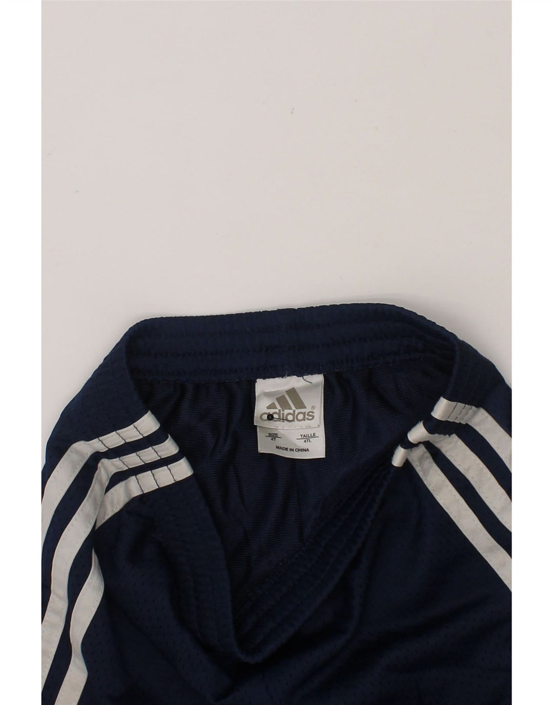 ADIDAS Boys Sport Shorts 3-4 Years  Navy Blue Polyester Vintage Adidas and Second-Hand Adidas from Messina Hembry 