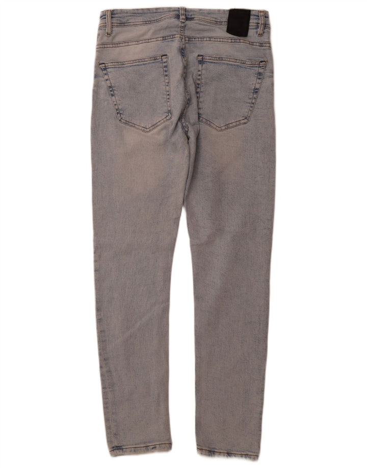 ZARA Mens Slim Jeans EU 42 Large W32 L29 Blue Cotton