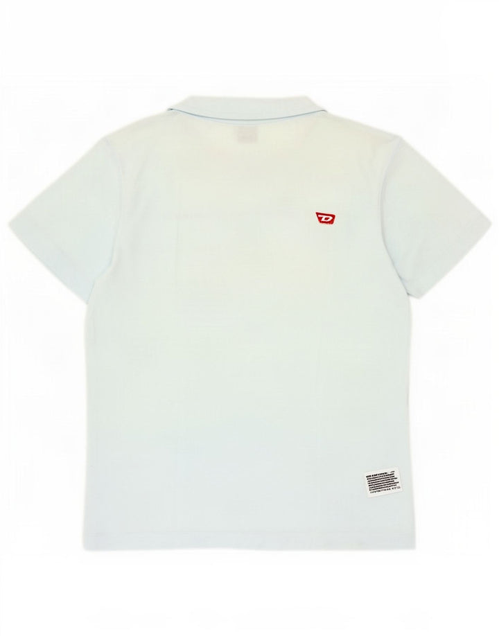 Camiseta Diesel Hombre Top Azul Medio Algodón