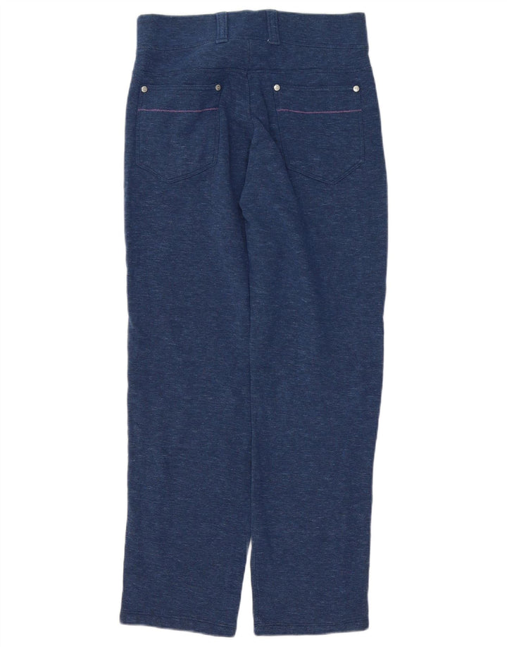 CHAMPION Pantalones casuales Heritage para mujer pequeños W26 L29 azul marino moteado