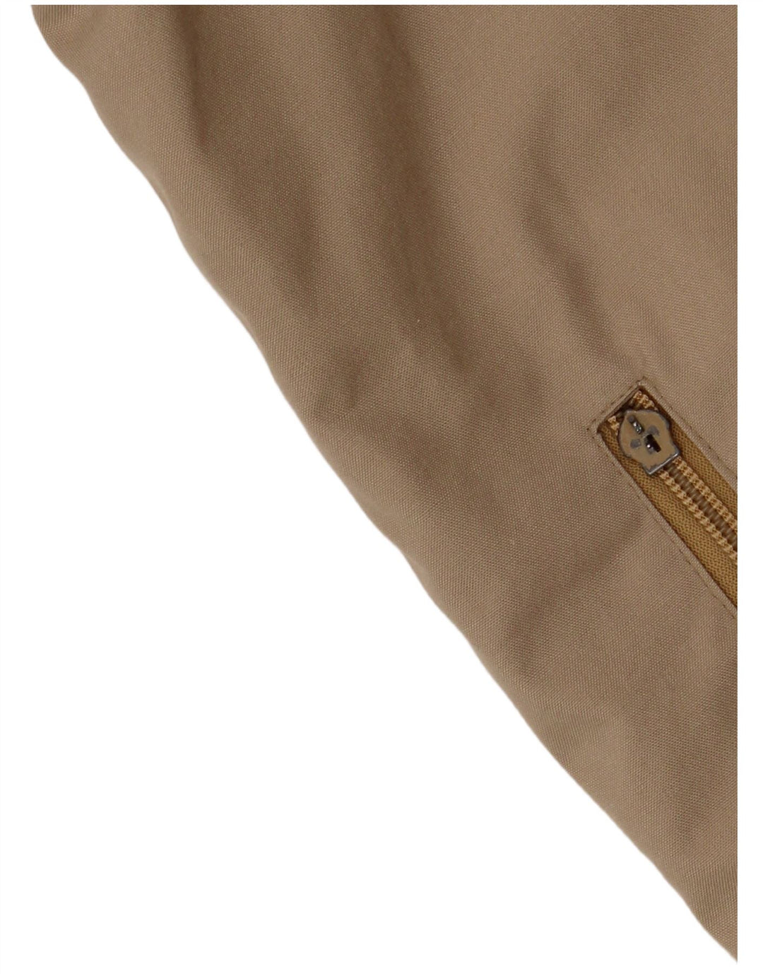 VINTAGE Chaqueta bomber para mujer Reino Unido 14 Beige grande