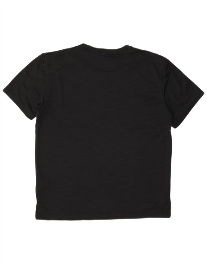 Camiseta Nike Dri Fit para hombre Top poliéster moteado negro mediano