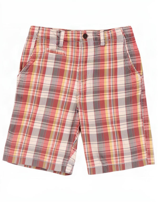 Gap Pantalones cortos casuales para niños 12-13 años XL W28 Algodón a cuadros multicolor