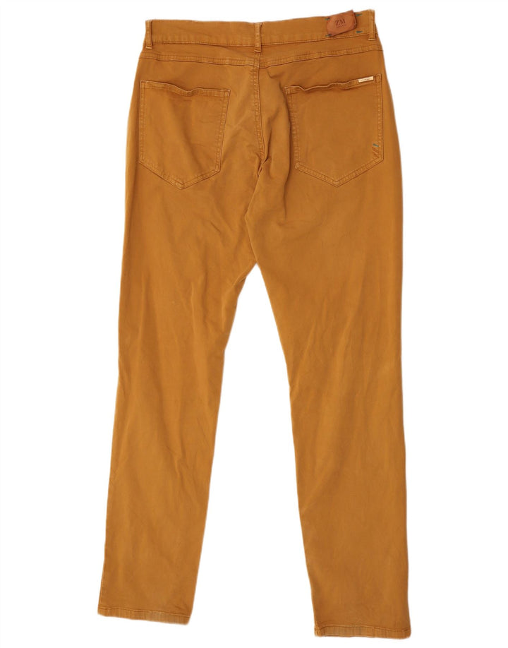 Zara Mens Slim Jeans EU 44 Grande W32 L32 Marrón