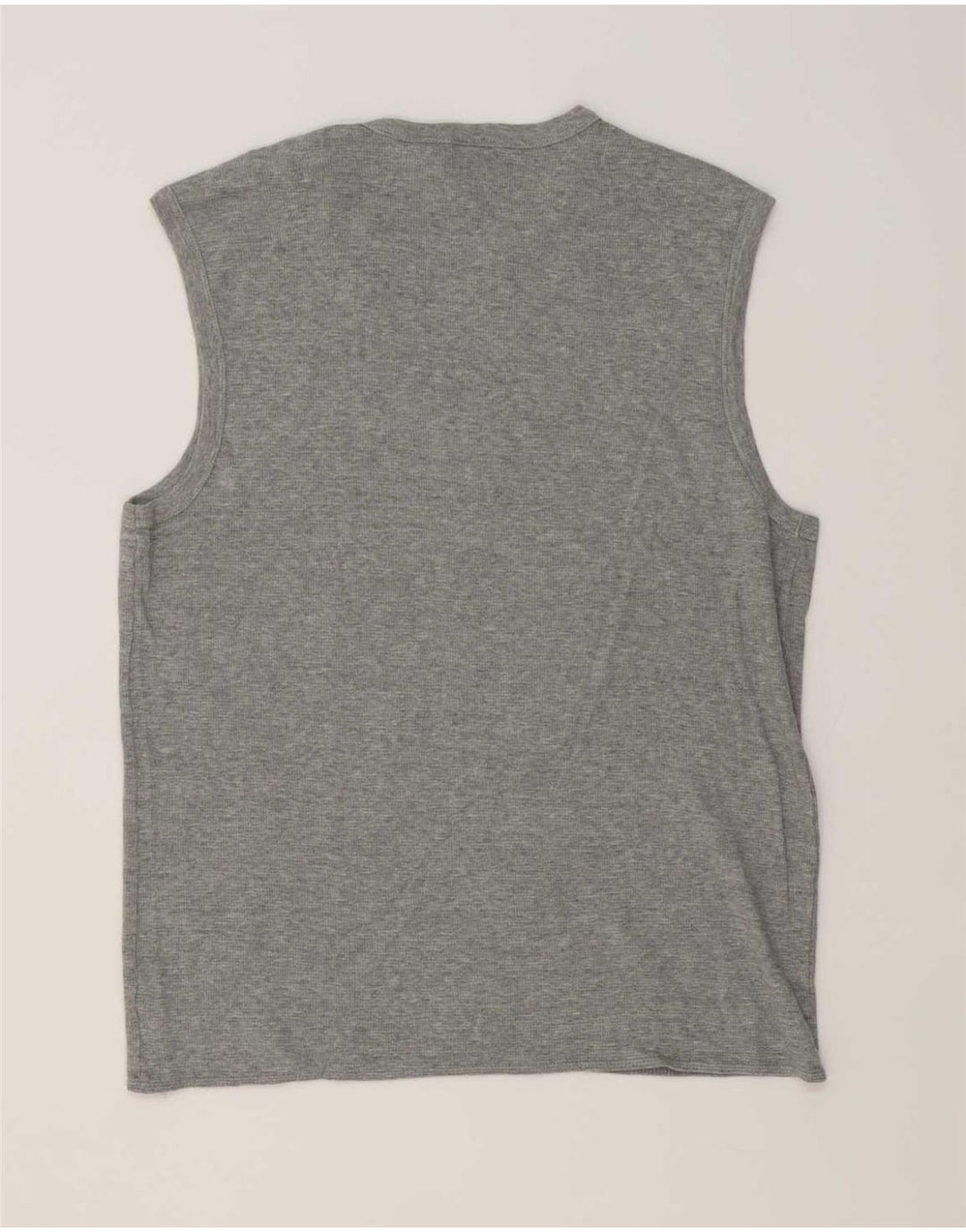 Gap Hombre Chaleco Top XL Algodón Gris
