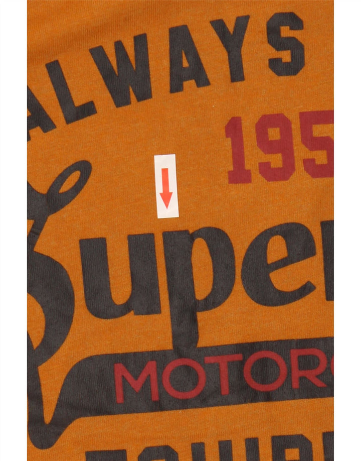 Superdry Camiseta Gráfica De Algodón Naranja Medio Para Hombre