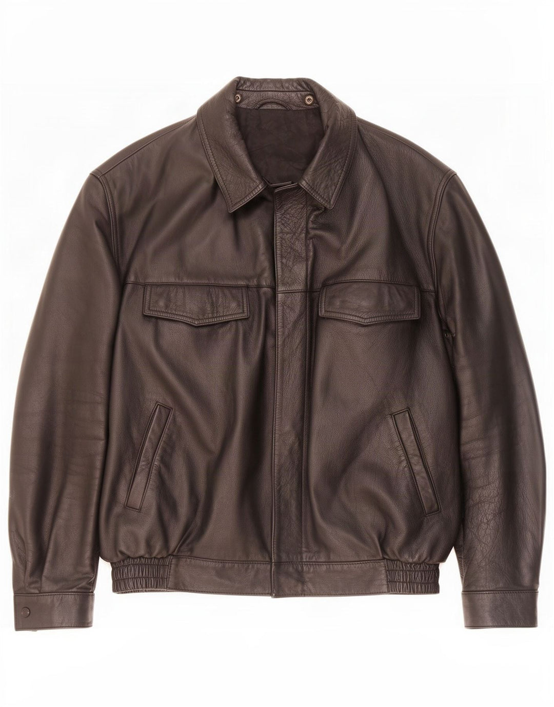 Stadler Chaqueta de cuero para hombre UK 44 2XL Negro