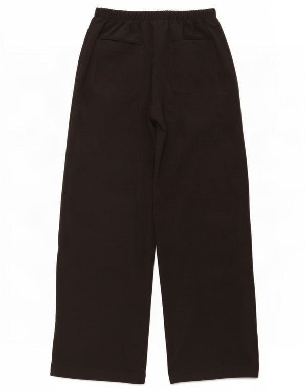 Zara Mujer Pantalón Ancho Mediano W28 L31 Poliéster Gris