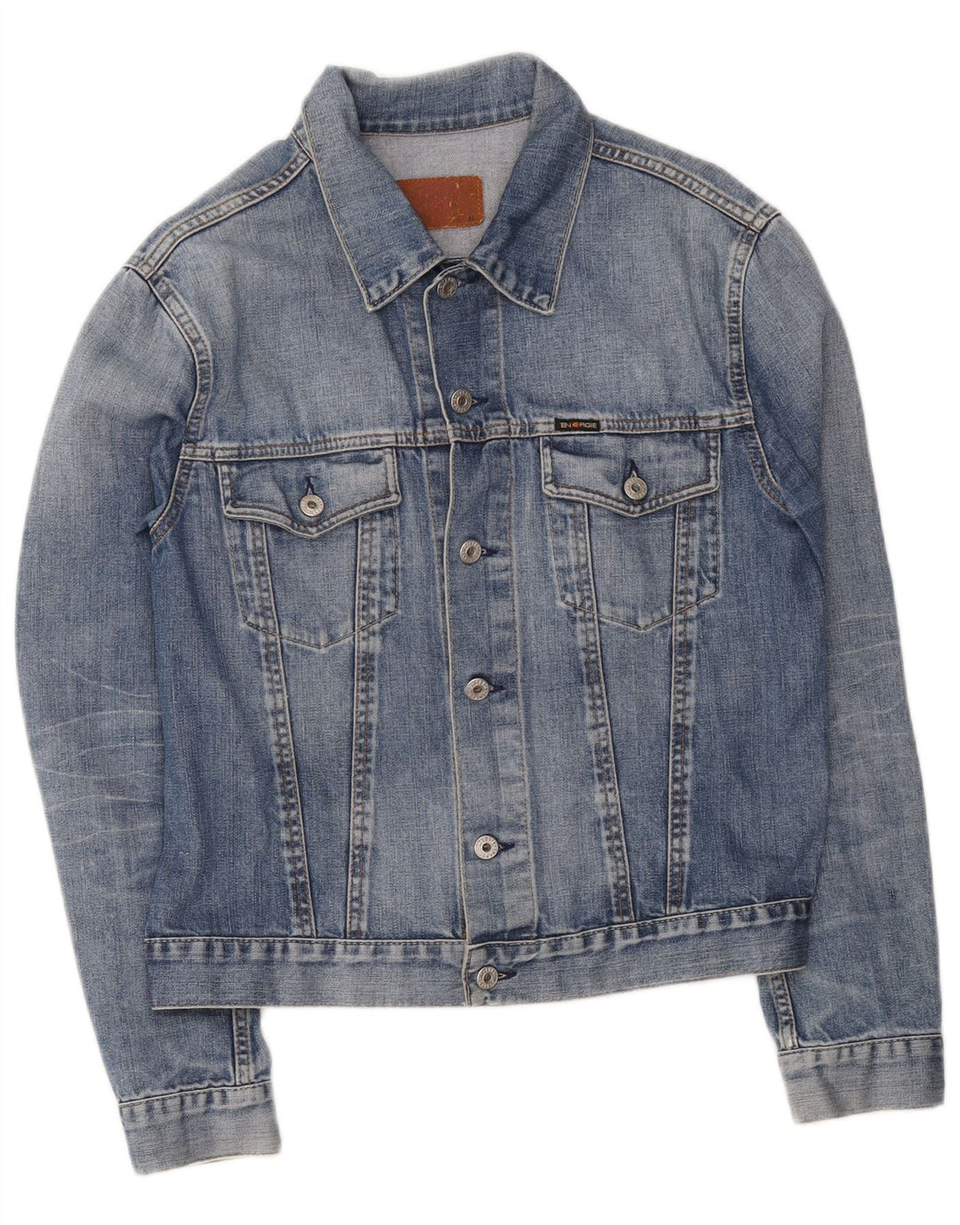 Nike Chaqueta vaquera para mujer UK 44 Algodón azul medio