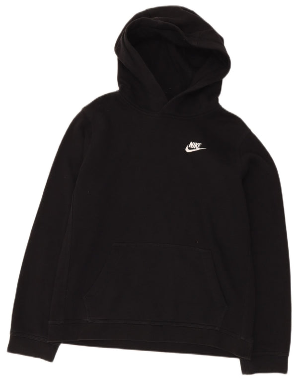 NIKE Sudadera con capucha para niños 13-14 años XL Negro Algodón