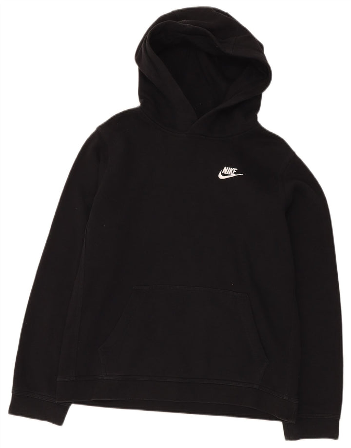 NIKE Sudadera con capucha para niños 13-14 años XL Negro Algodón