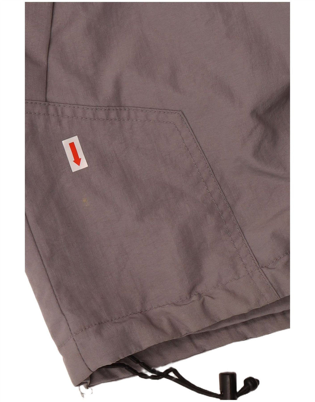 SMOG Mens Hooded Windbreaker Jacket UK 42 XL Grey Polyamide