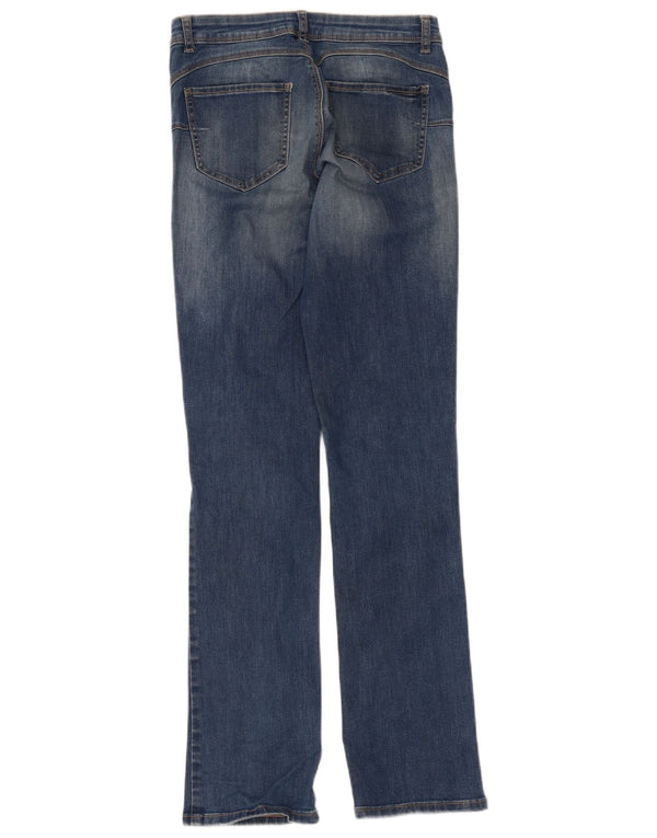 Benetton Vaqueros Slim W28 L32 Azul Mujer