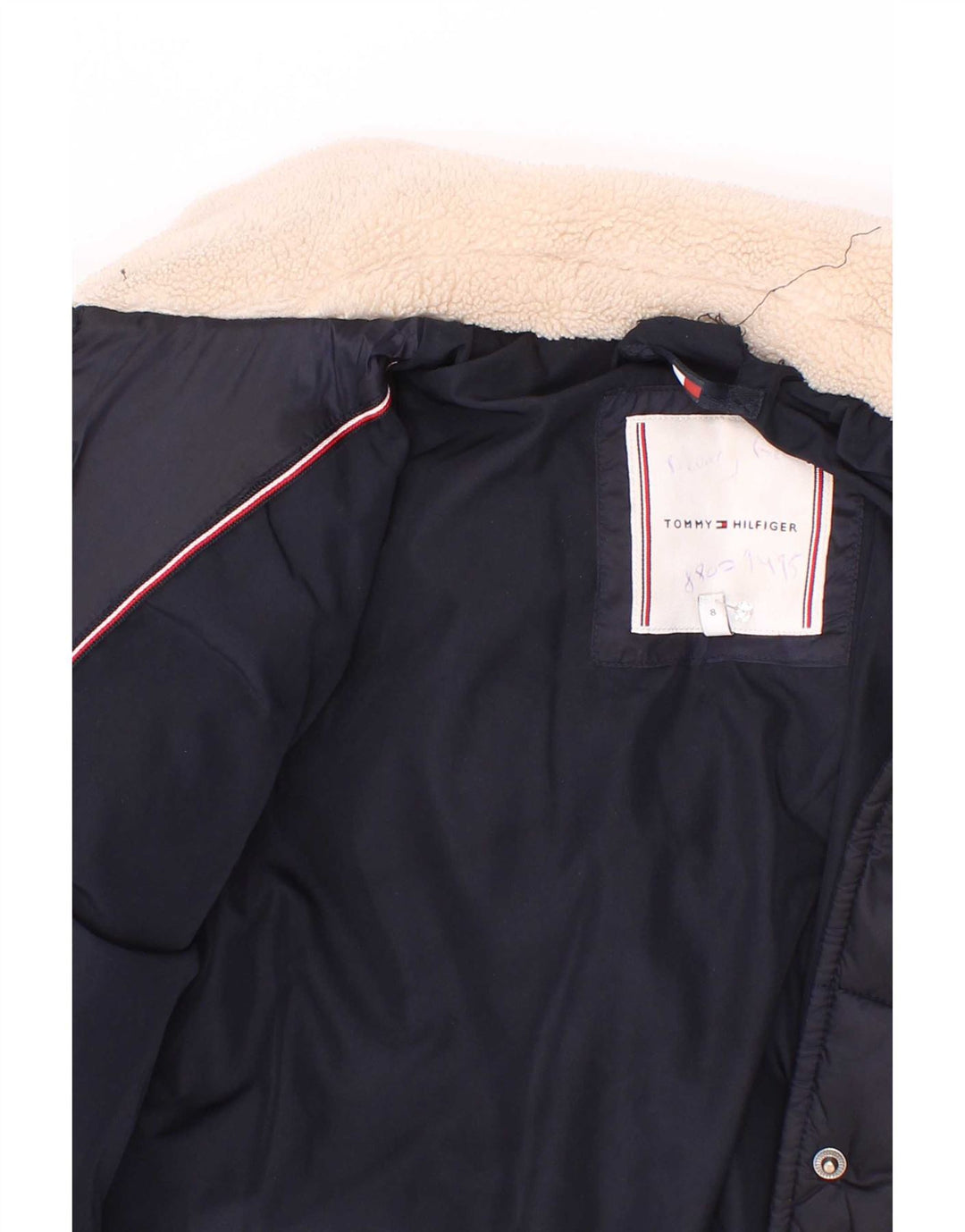 Tommy Hilfiger Chaqueta Acolchada Niña 7-8 Años Azul Marino Poliéster
