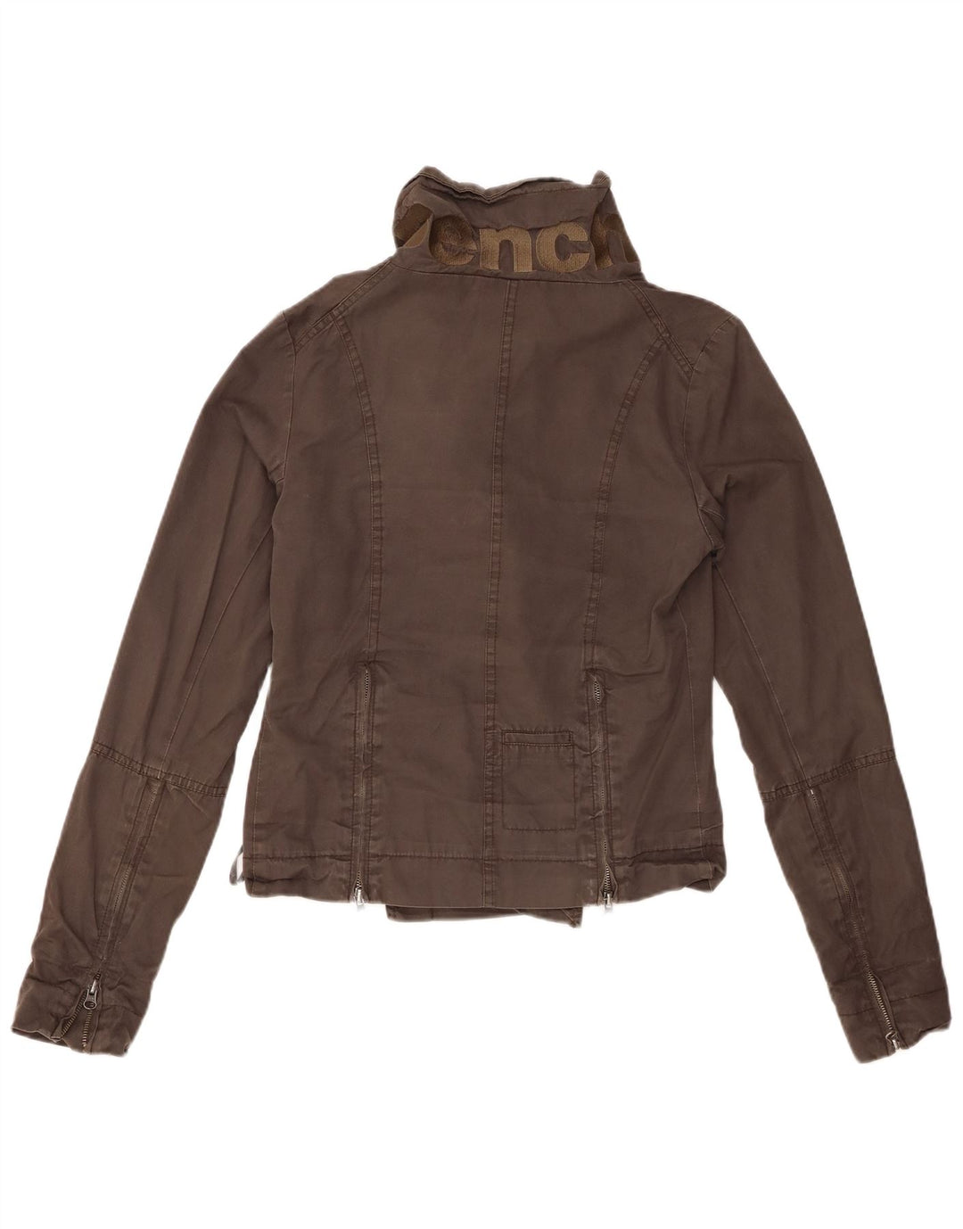 BENCH Chaqueta Bomber para Mujer UK 10 Small Marrón Algodón