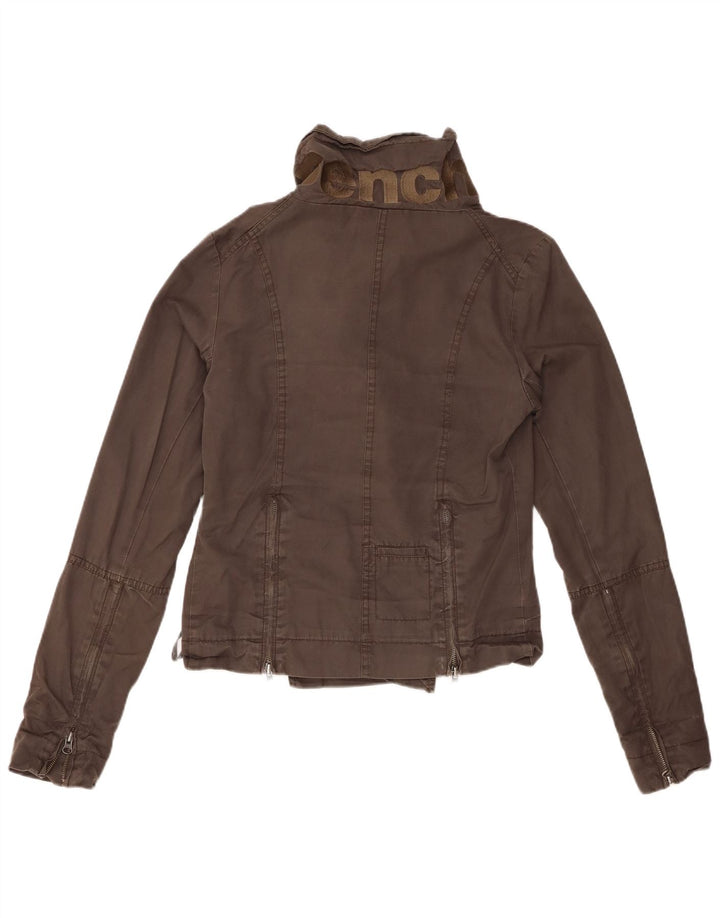 BENCH Chaqueta Bomber para Mujer UK 10 Small Marrón Algodón