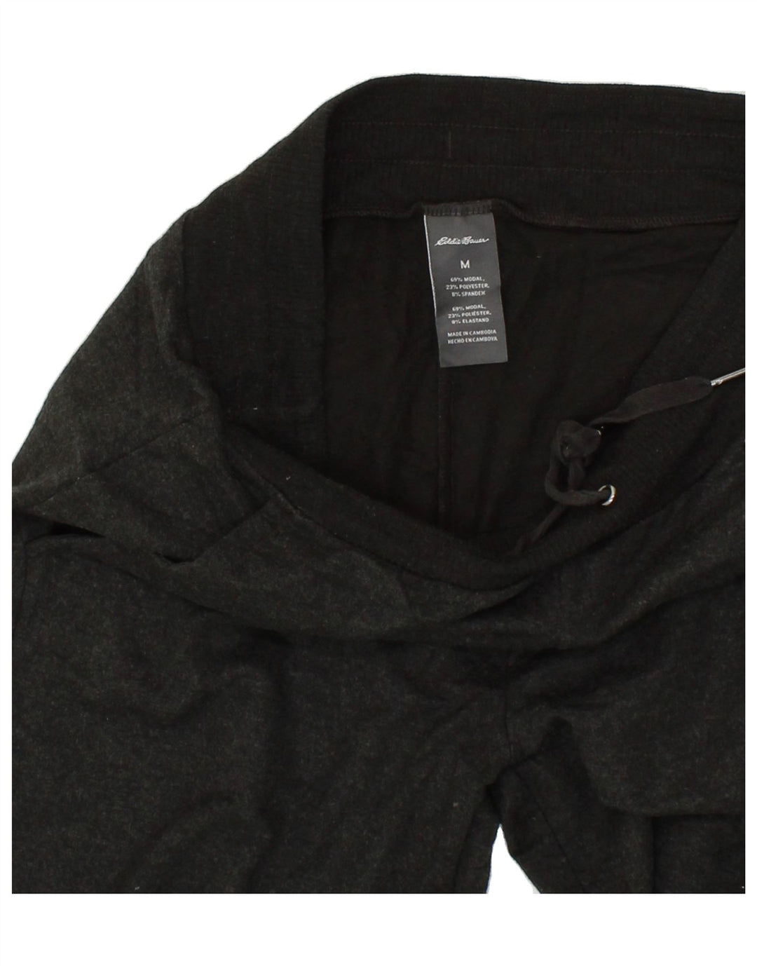 EDDIE BAUER Womens Tracksuit Trousers UK 14 Medium  Grey Modal Vintage Eddie Bauer and Second-Hand Eddie Bauer from Messina Hembry 