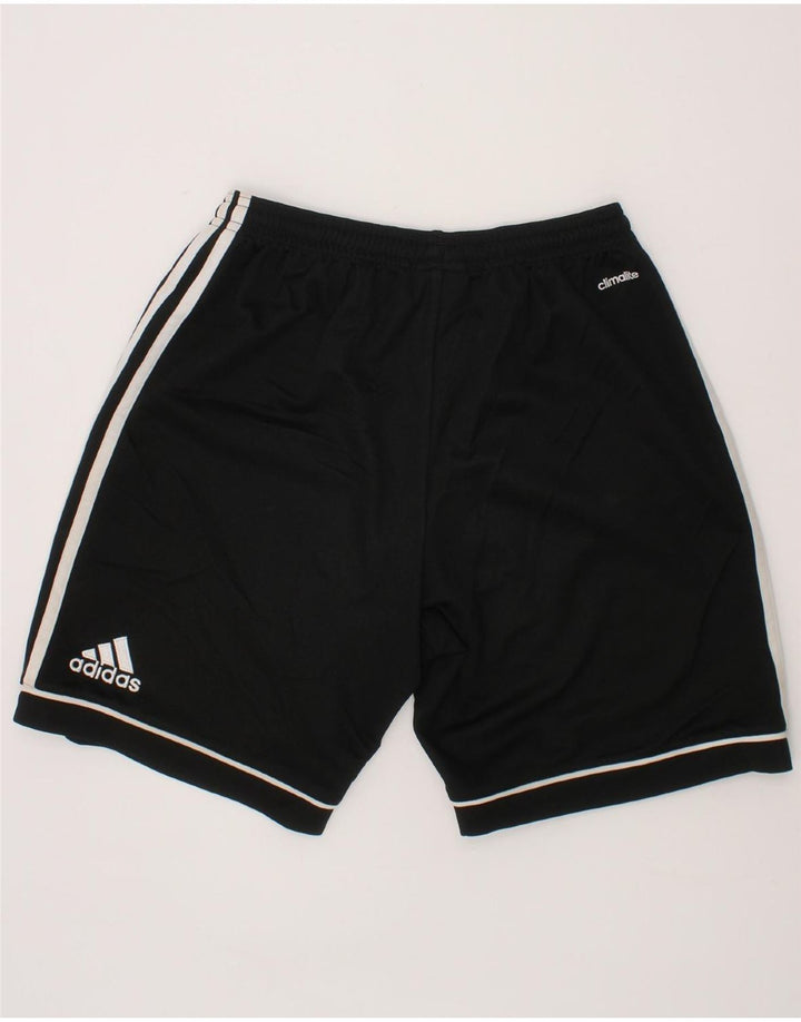 ADIDAS Boys Climalite Sport Shorts 13-14 Years  Black Polyester Vintage Adidas and Second-Hand Adidas from Messina Hembry 