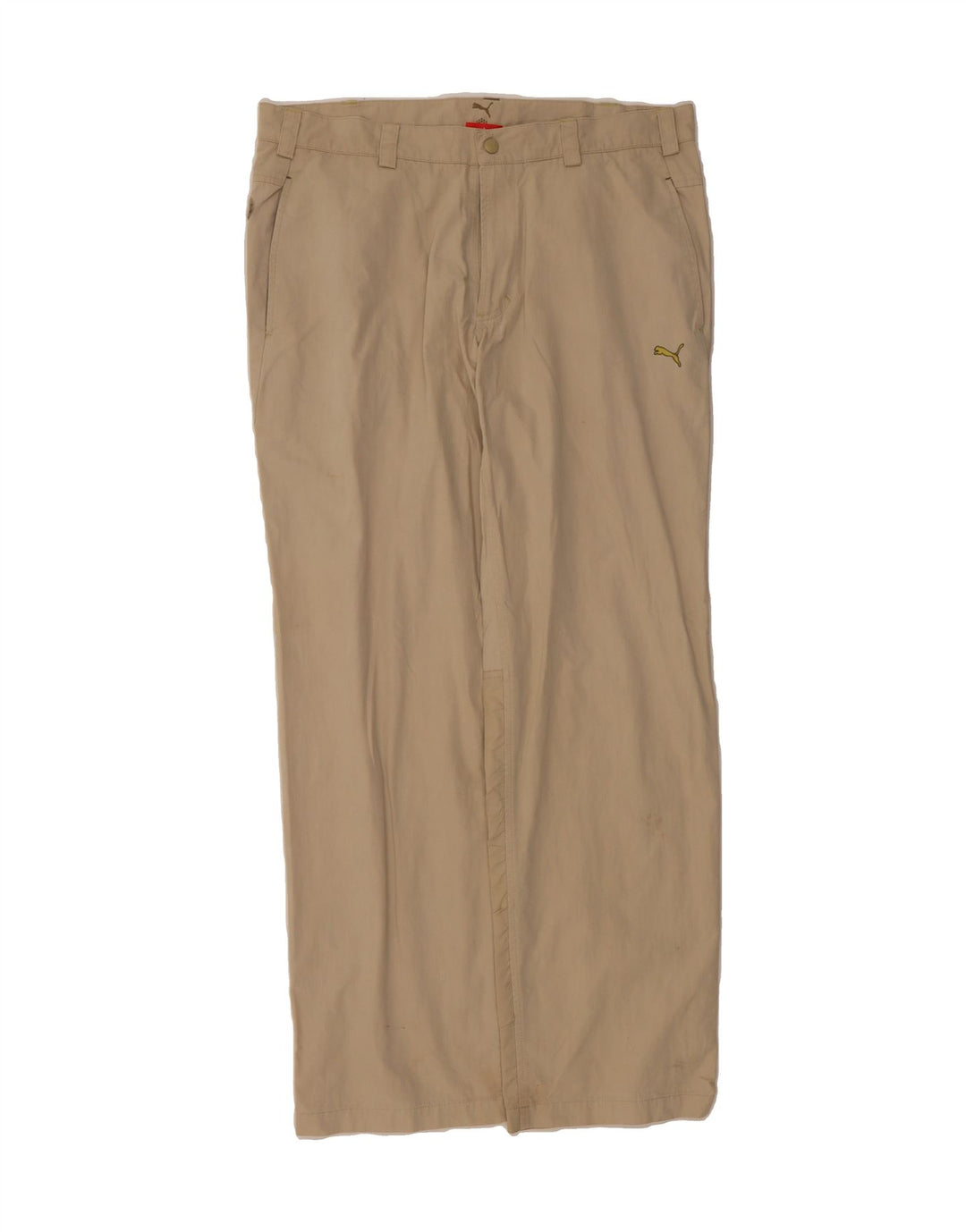PUMA Mens Straight Chino Trousers W36 L31  Beige Vintage Puma and Second-Hand Puma from Messina Hembry 