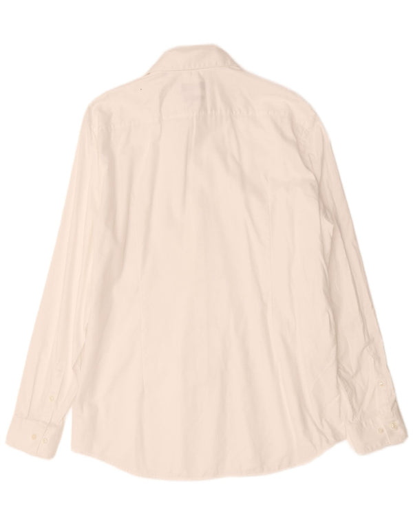 Camisa Hugo Boss Hombre Slim Fit Talla 43 17 XL Blanco
