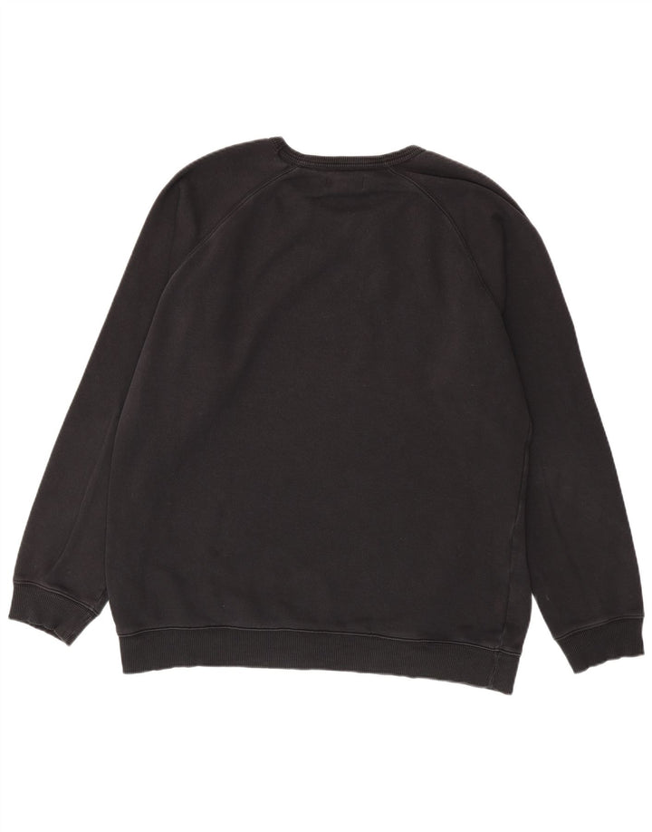 Adidas Hombre Sudadera Gráfica Jumper XL Algodón Negro