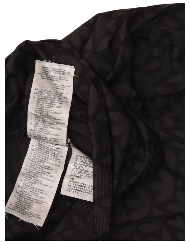 Adidas Leggings gráficos para mujer UK 4/6 XS Negro Poliéster